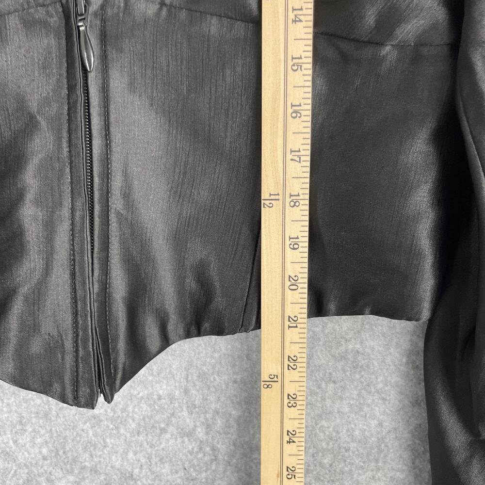 Kilentar Joyo Silk Corset Top Womens 18UK 14US Black Balloon Sleeve Avant Garde - Picture 9 of 16